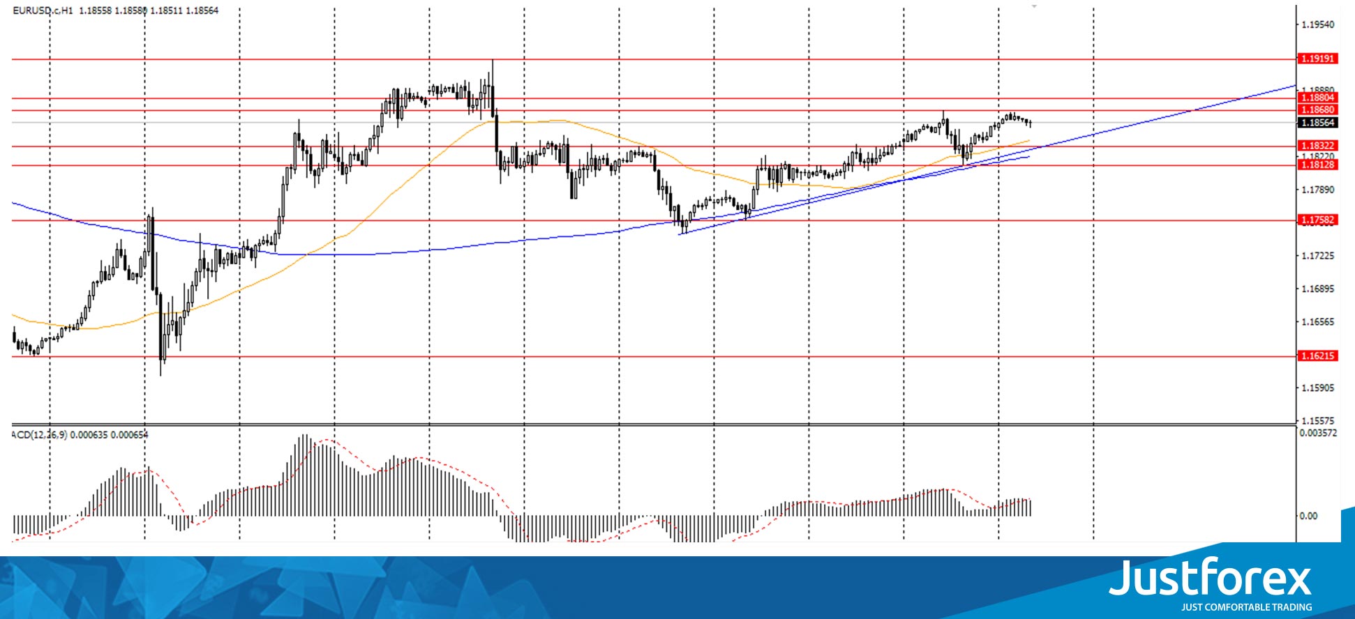  The EUR/USD currency pair 
