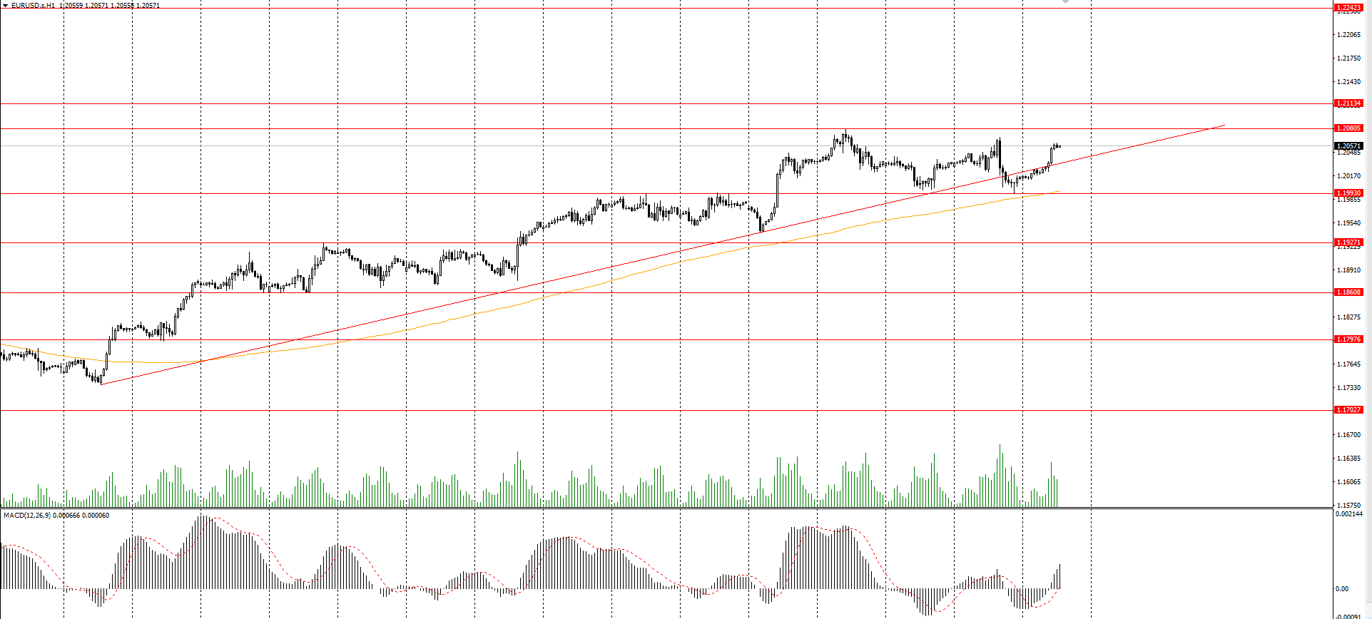  The EUR/USD currency pair 