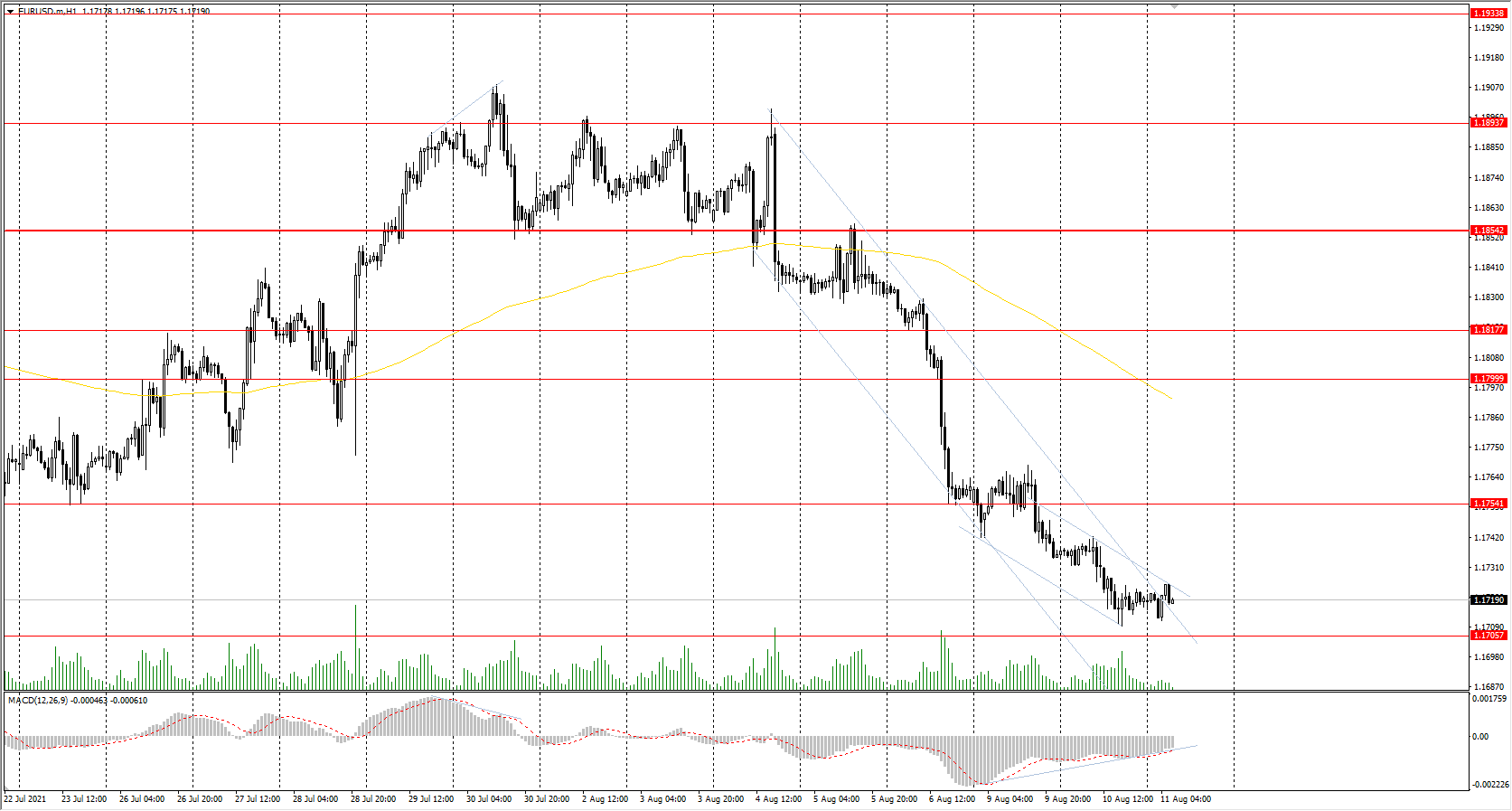  The EUR/USD currency pair 