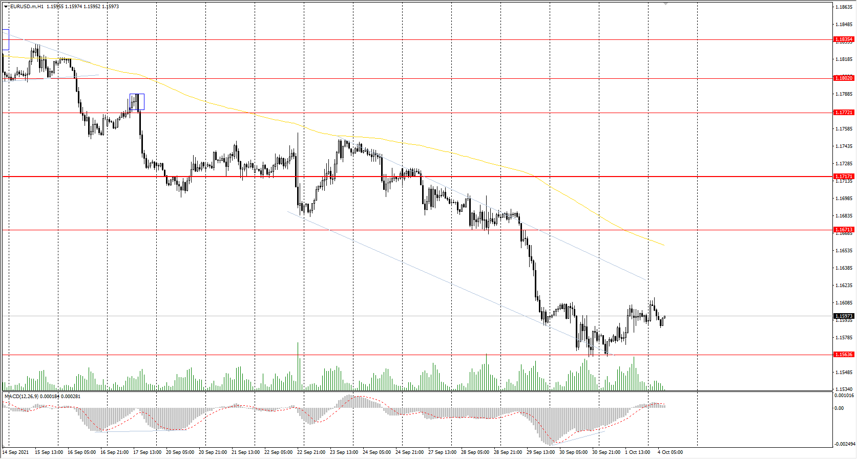  The EUR/USD currency pair 