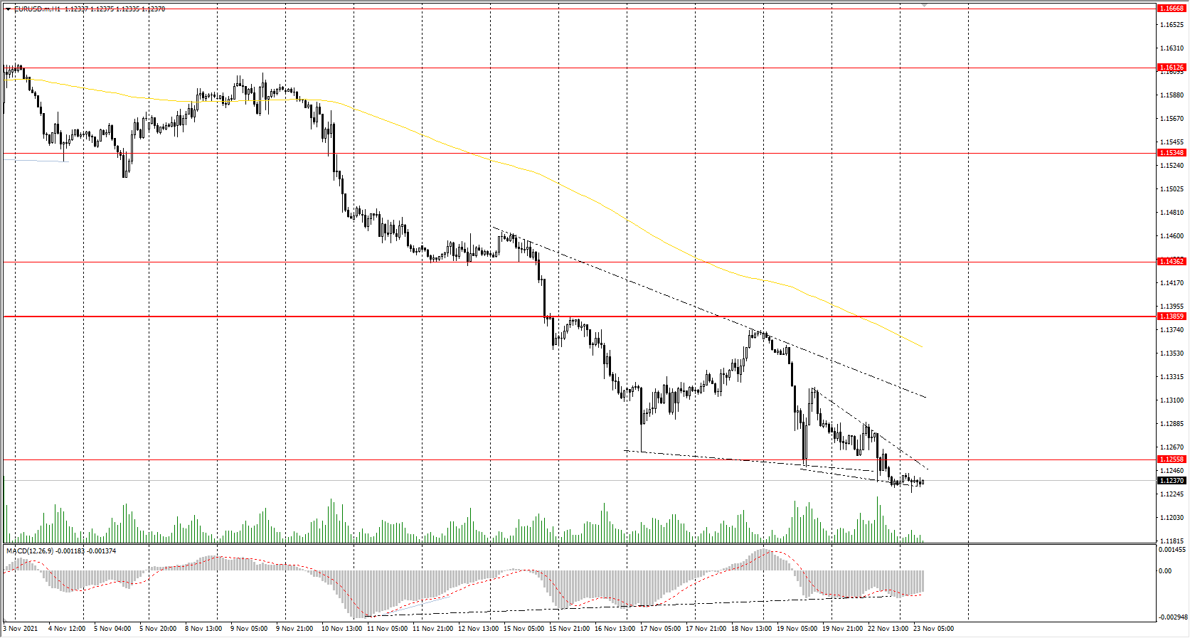  The EUR/USD currency pair 