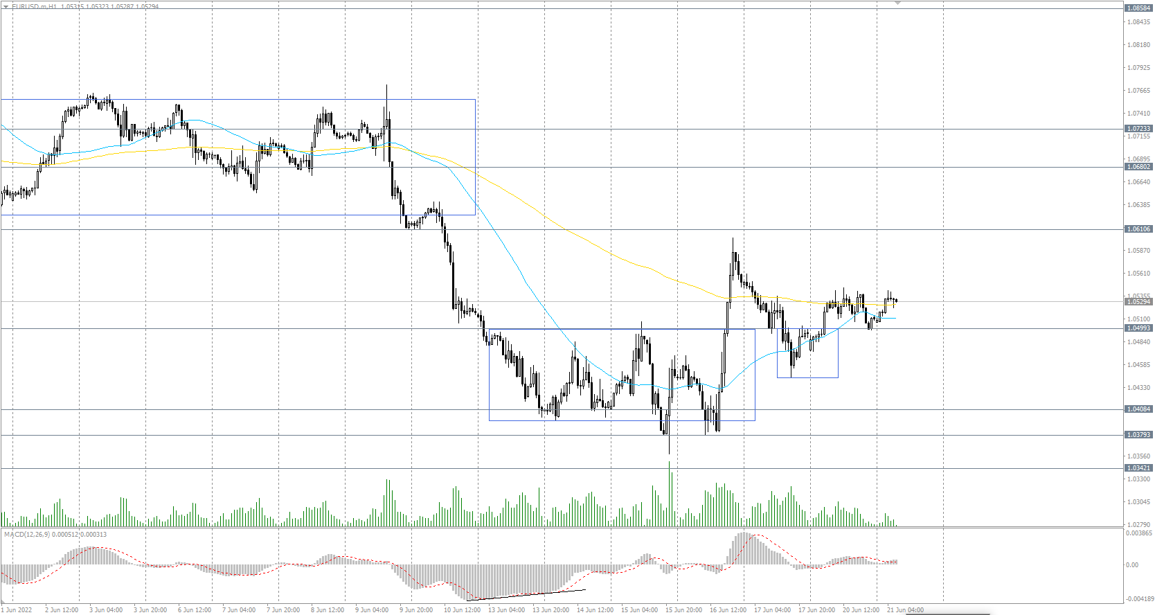  The EUR/USD currency pair 