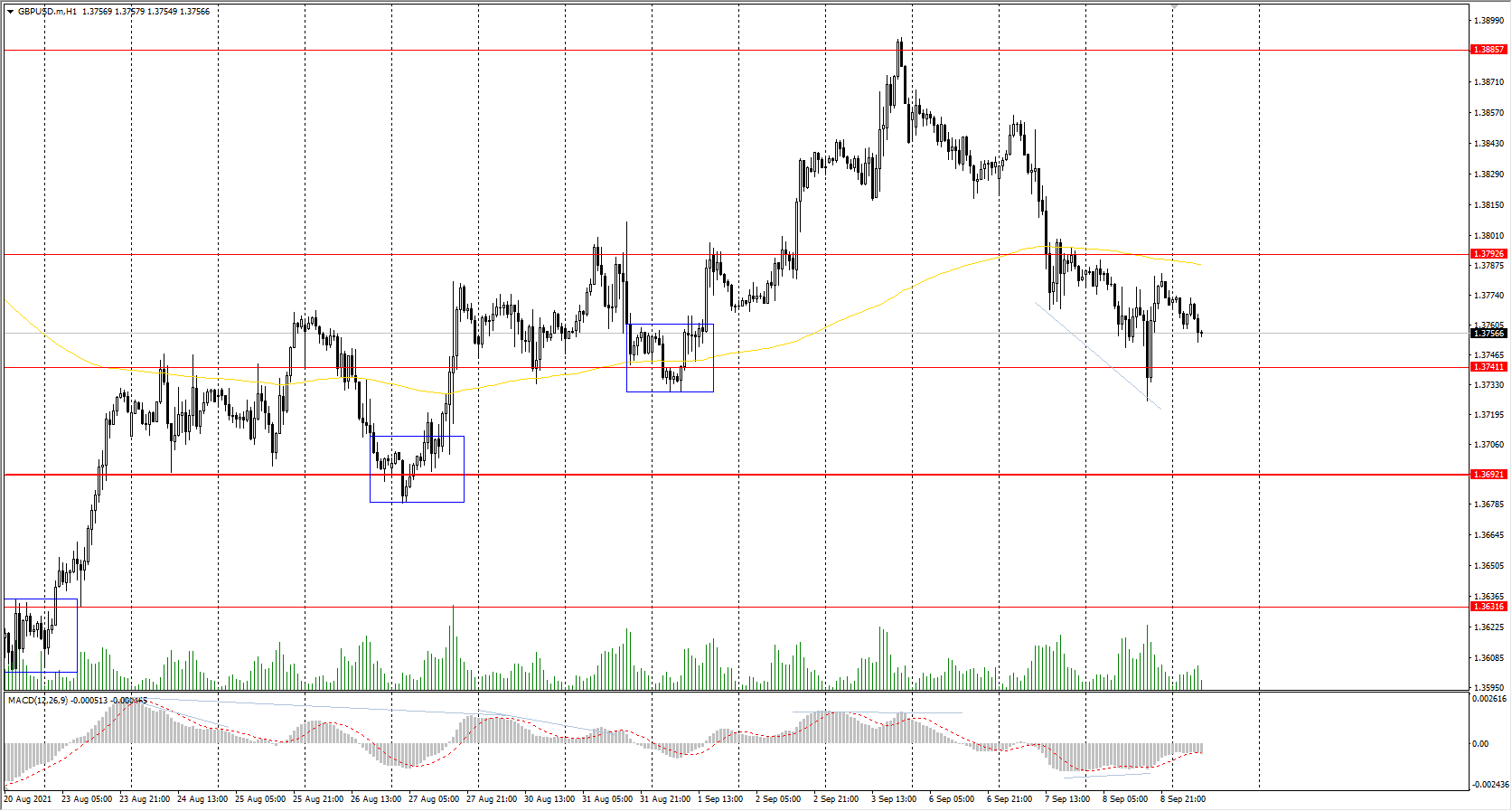  The GBP/USD currency pair 