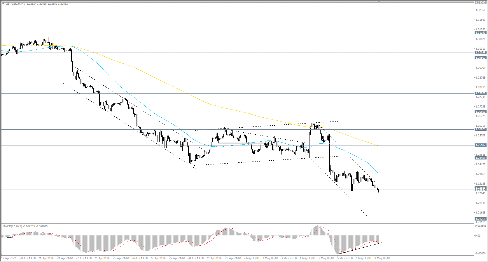  The GBP/USD currency pair 