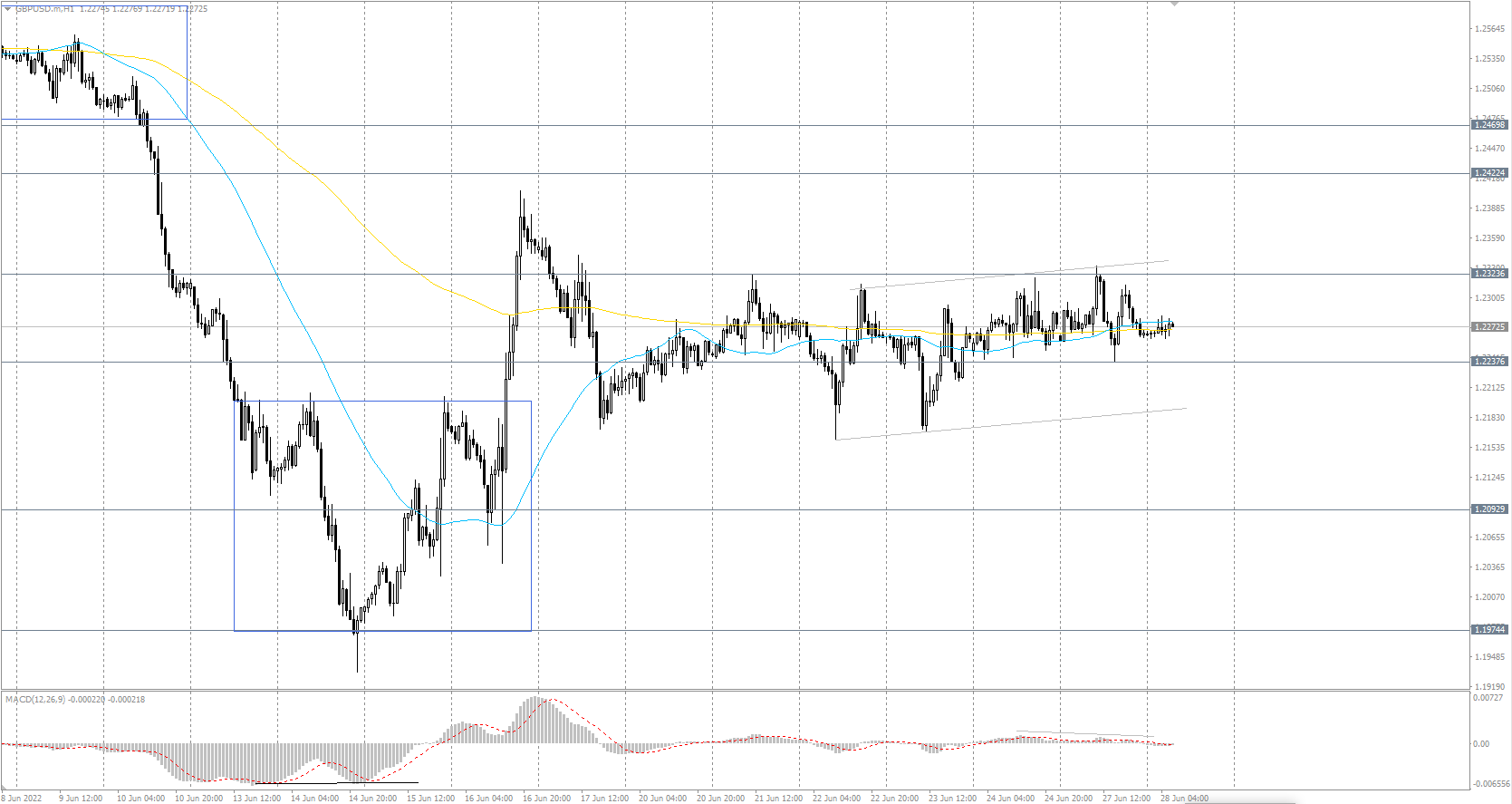  The GBP/USD currency pair 