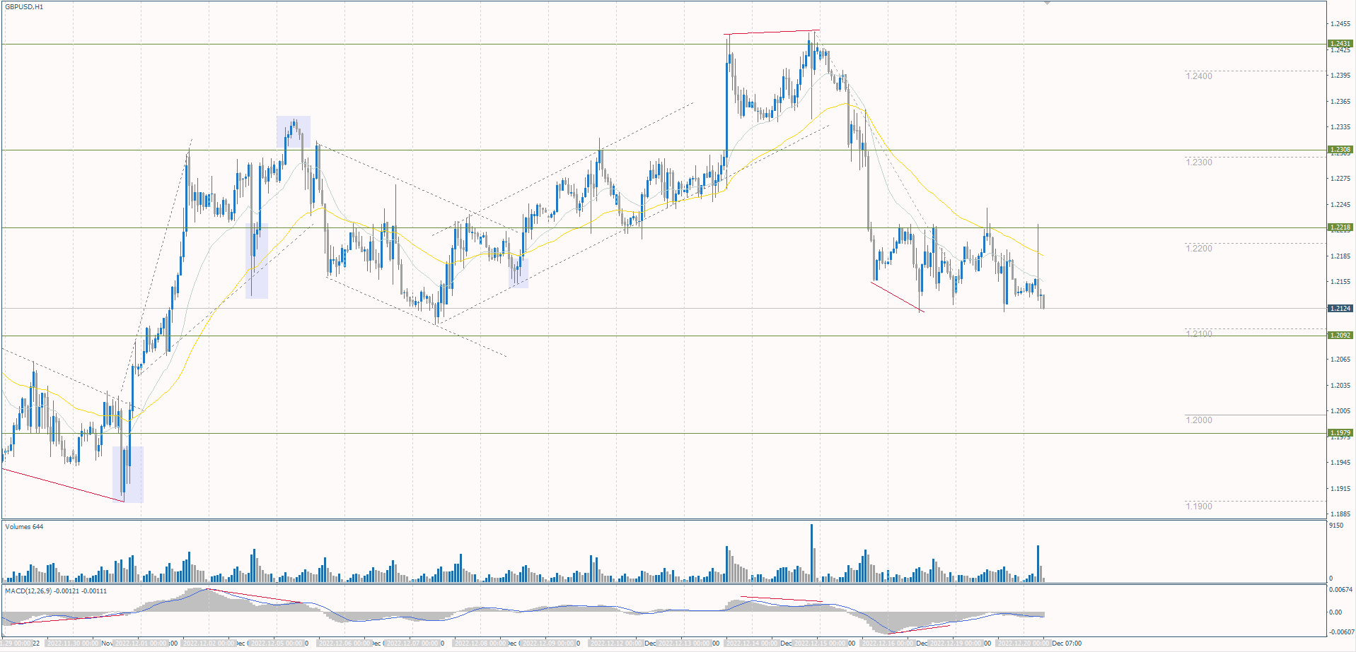  The GBP/USD currency pair 