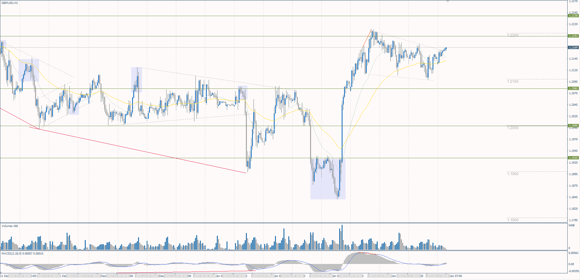  The GBP/USD currency pair 