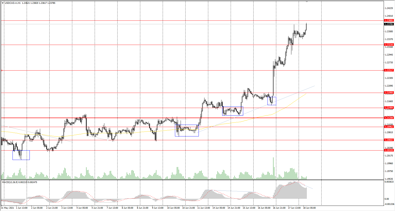 The USD/CAD currency pair