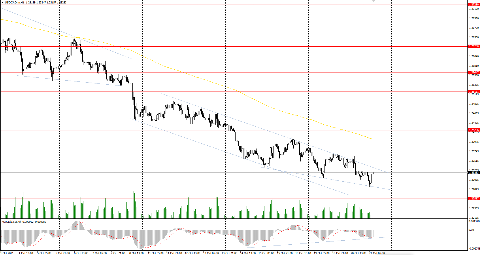  The USD/CAD currency pair 