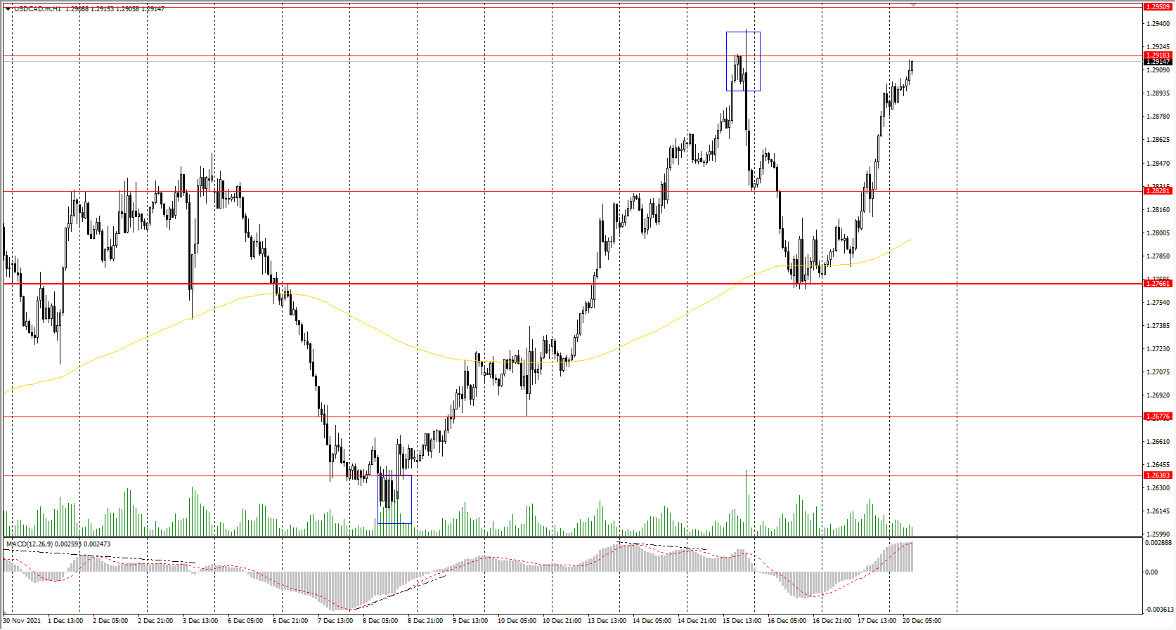  The USD/CAD currency pair 
