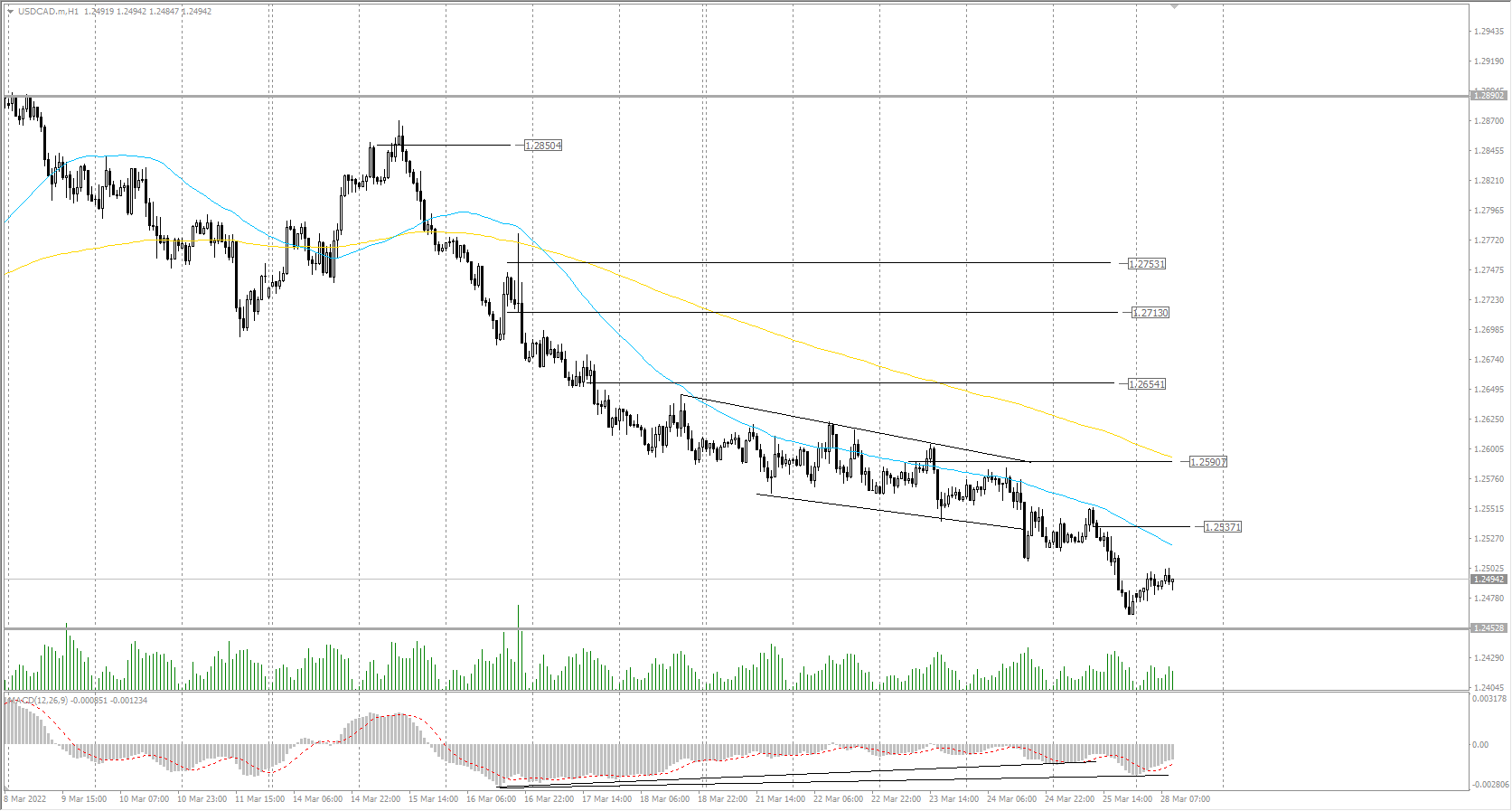 The USD/CAD currency pair
