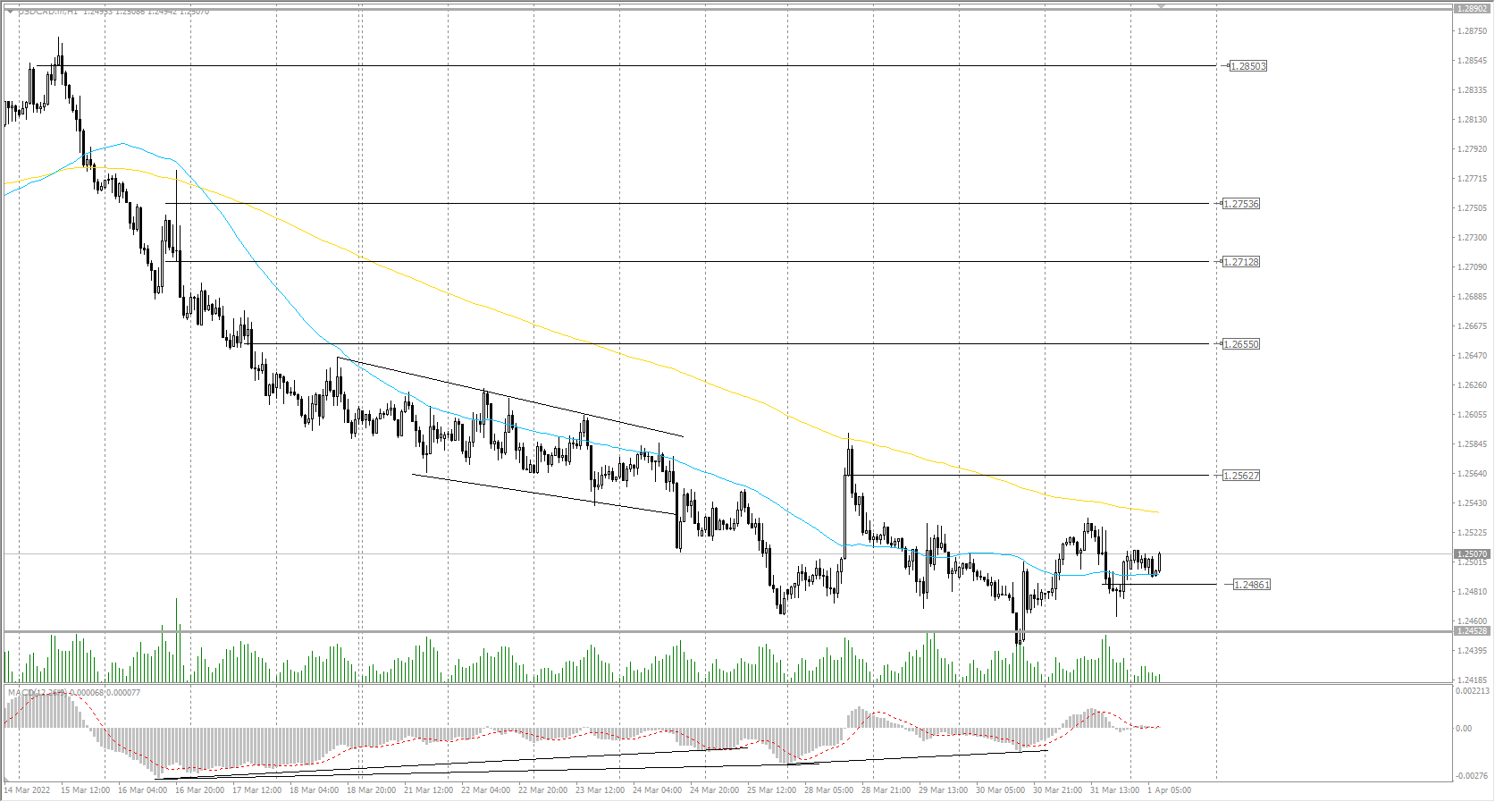  The USD/CAD currency pair 