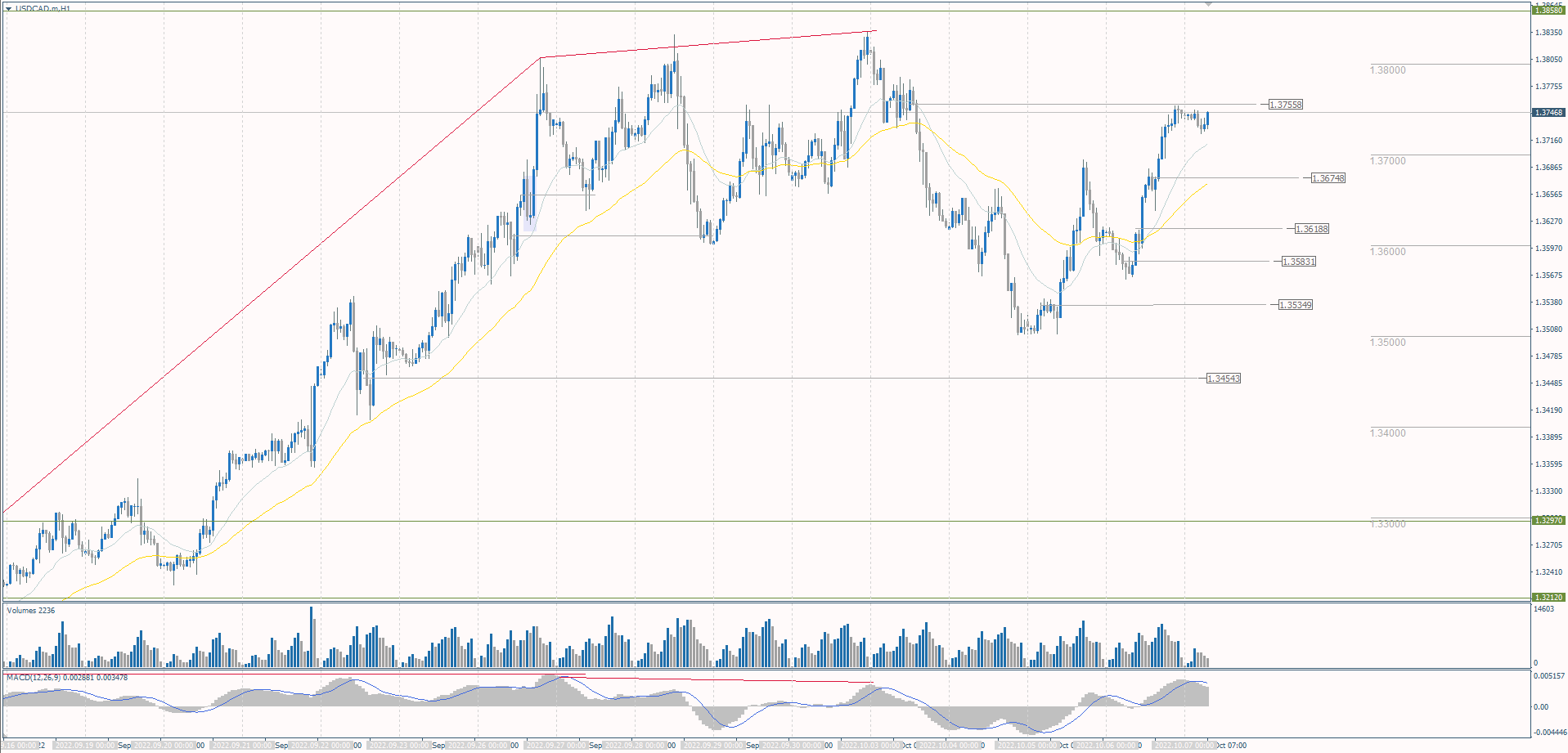 The USD/CAD currency pair