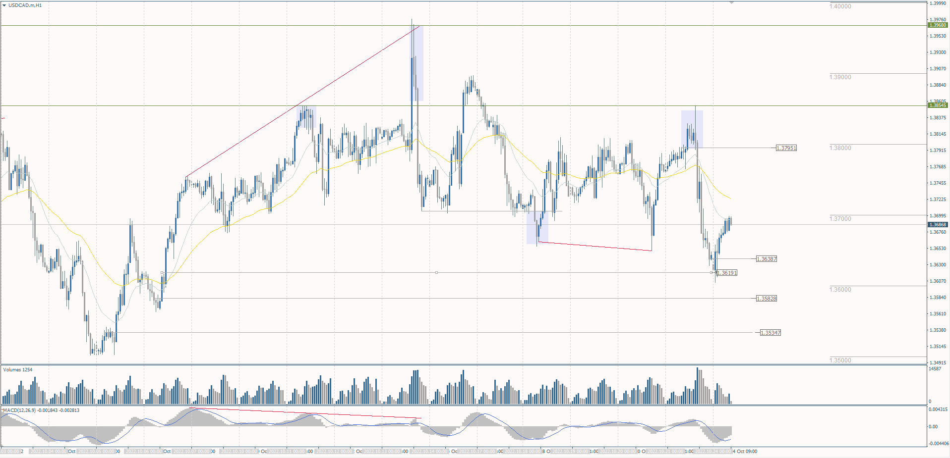 The USD/CAD currency pair