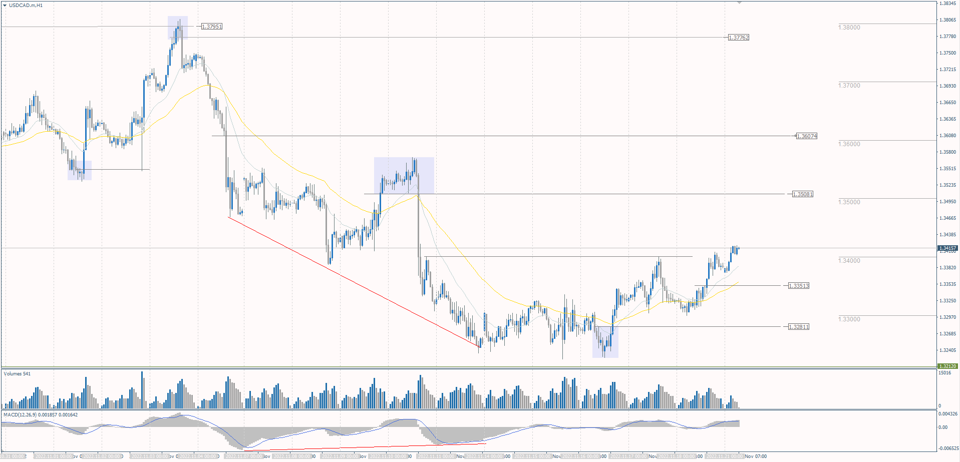 The USD/CAD currency pair