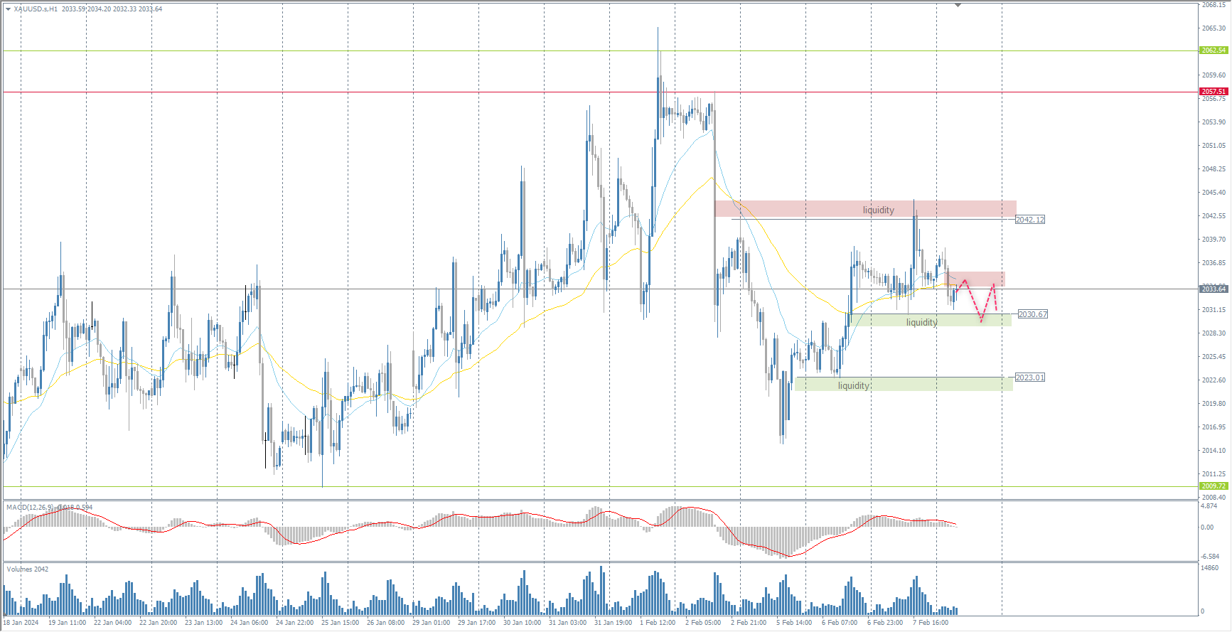 The XAU/USD currency pair (gold)
