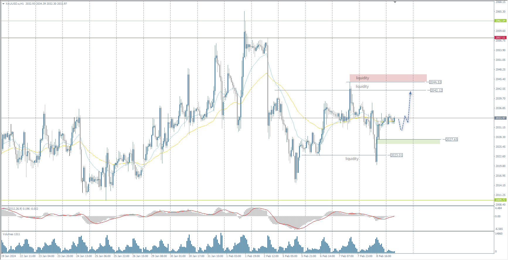 The XAU/USD currency pair (gold)