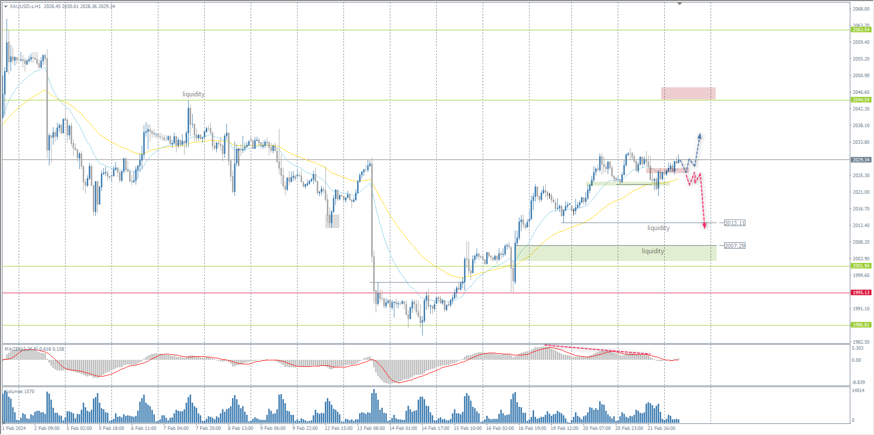 The XAU/USD currency pair (gold)