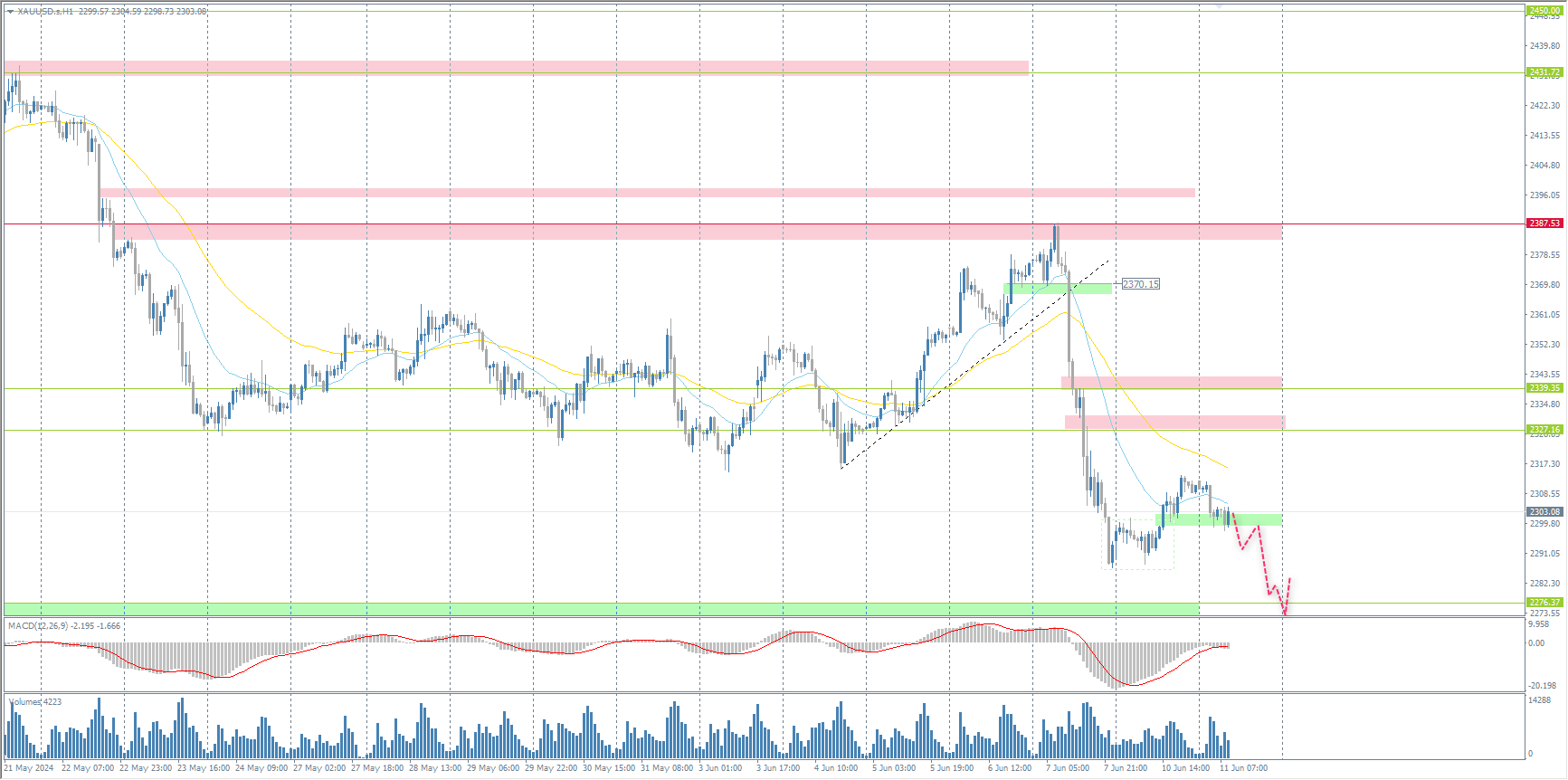 The XAU/USD currency pair (gold)