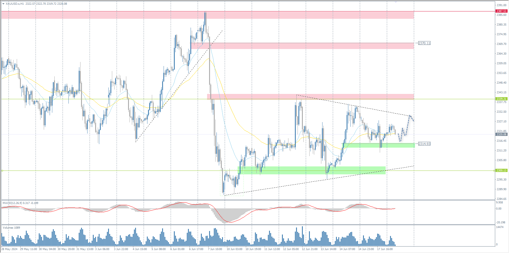 The XAU/USD currency pair (gold)