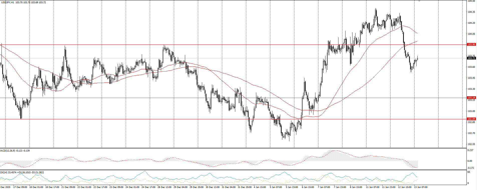  The USD/JPY currency pair 