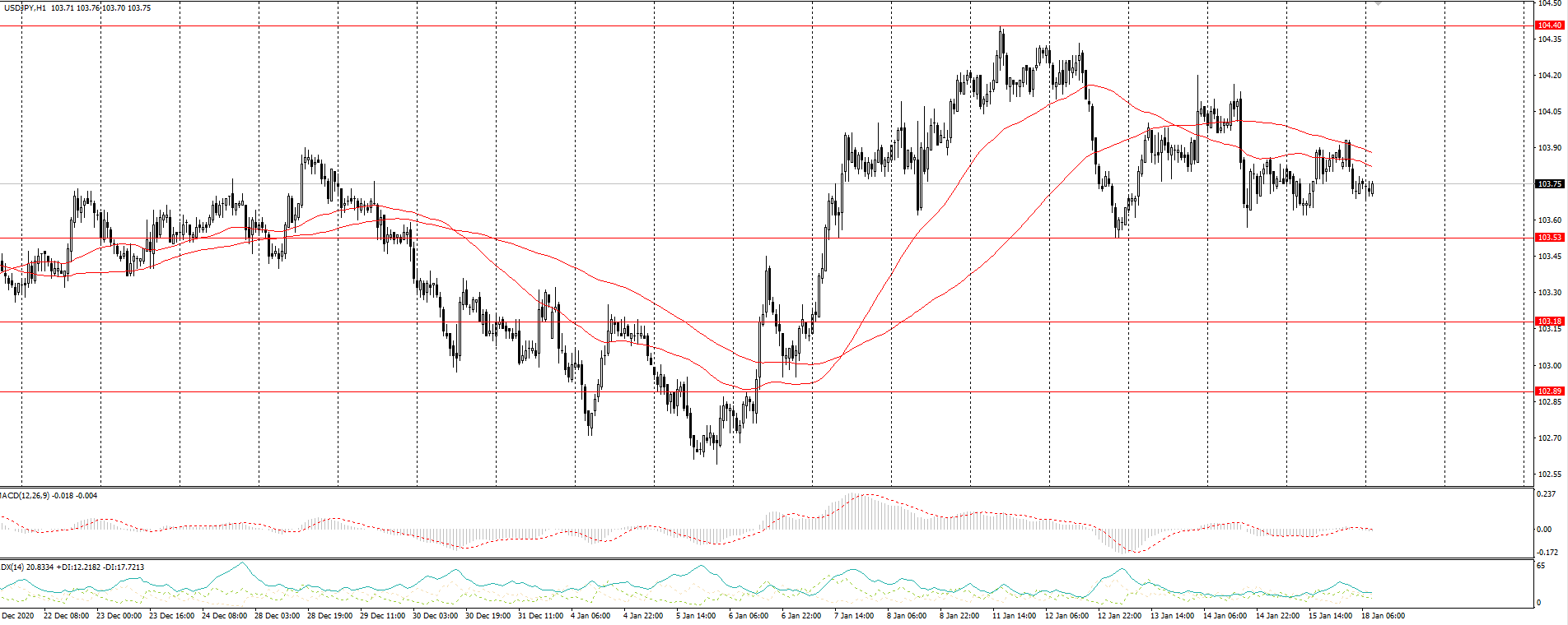  The USD/JPY currency pair 