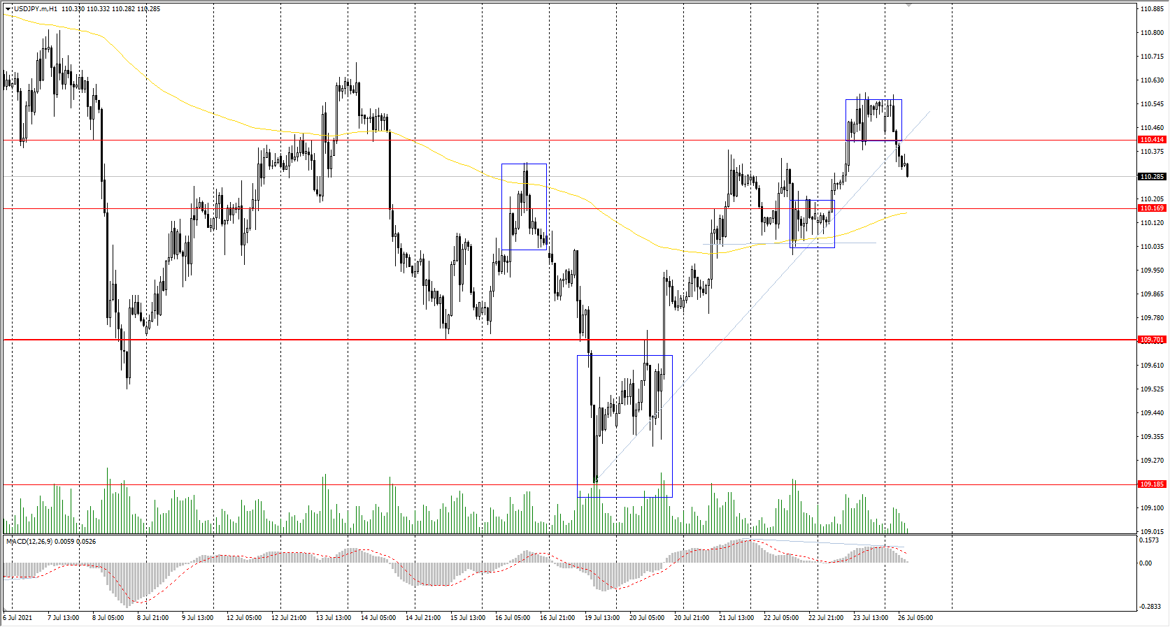  The USD/JPY currency pair 