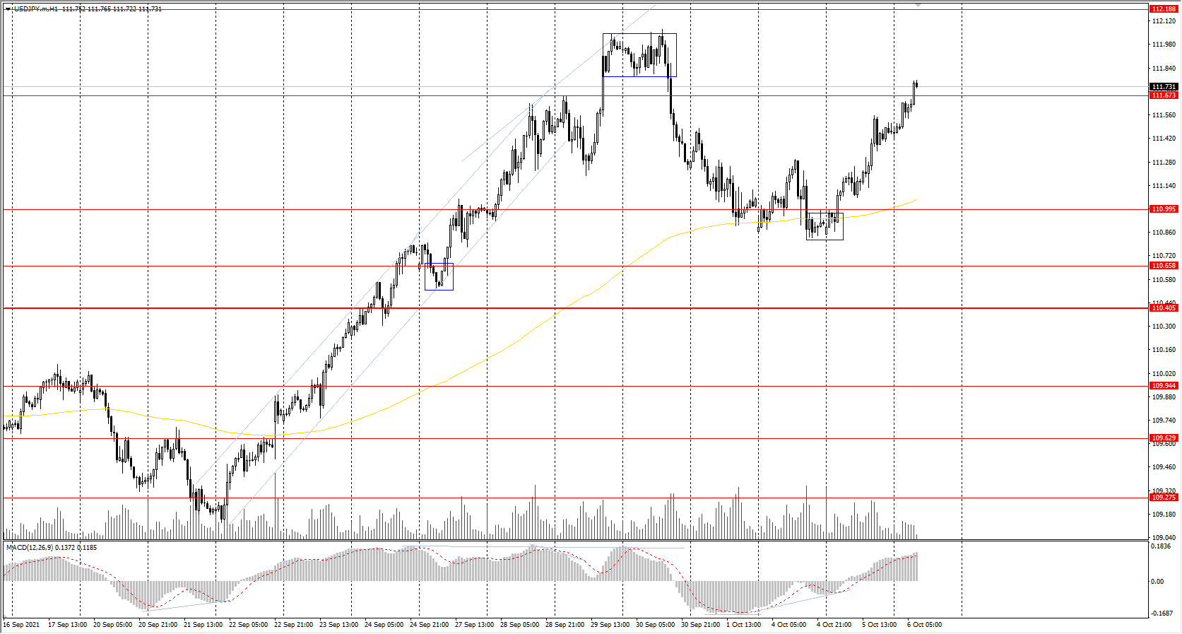  The USD/JPY currency pair 