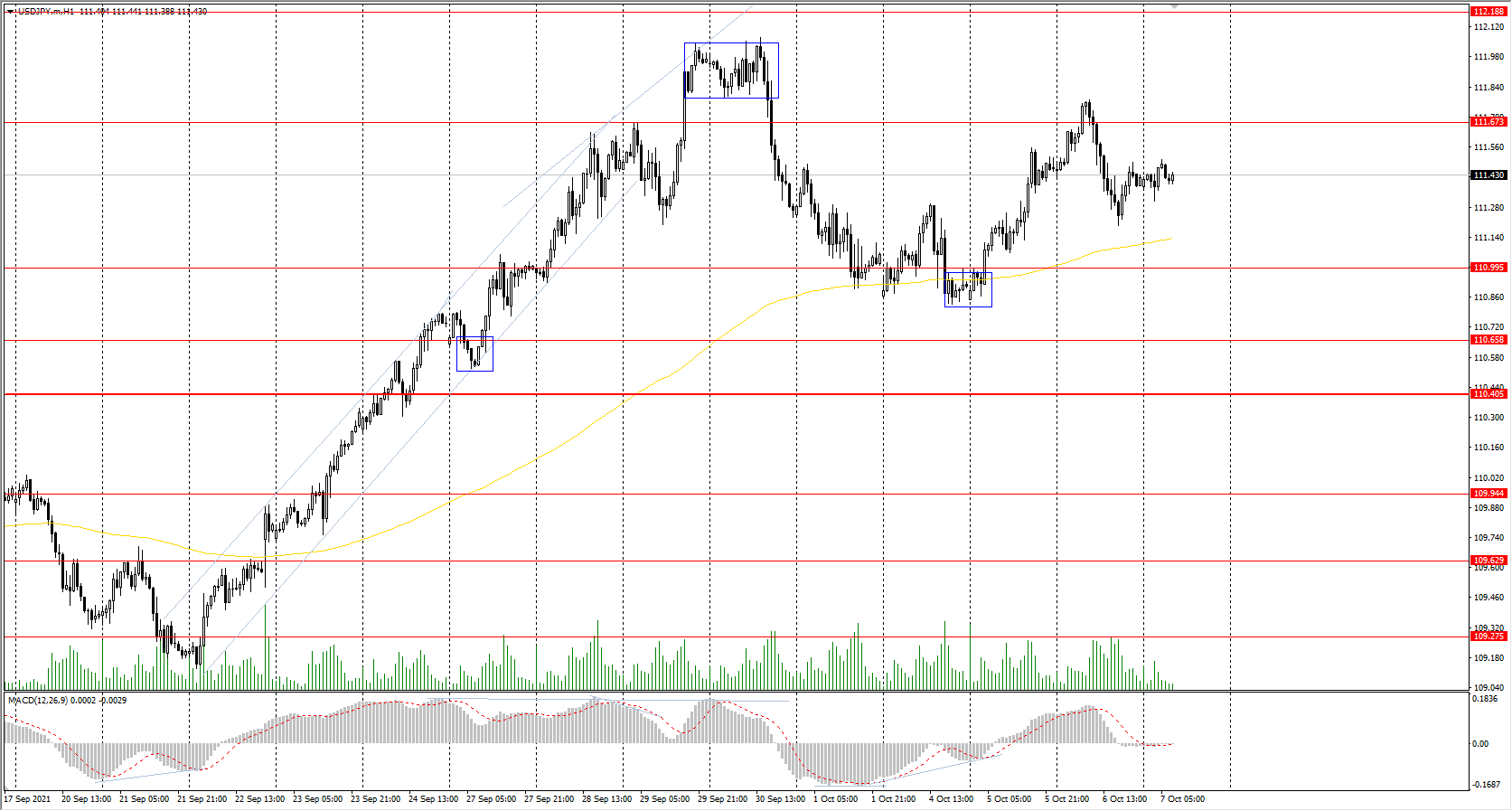  The USD/JPY currency pair 
