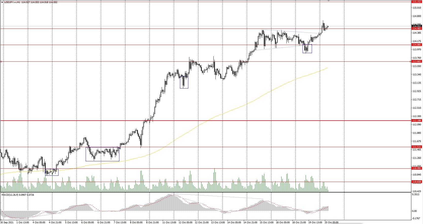  The USD/JPY currency pair 