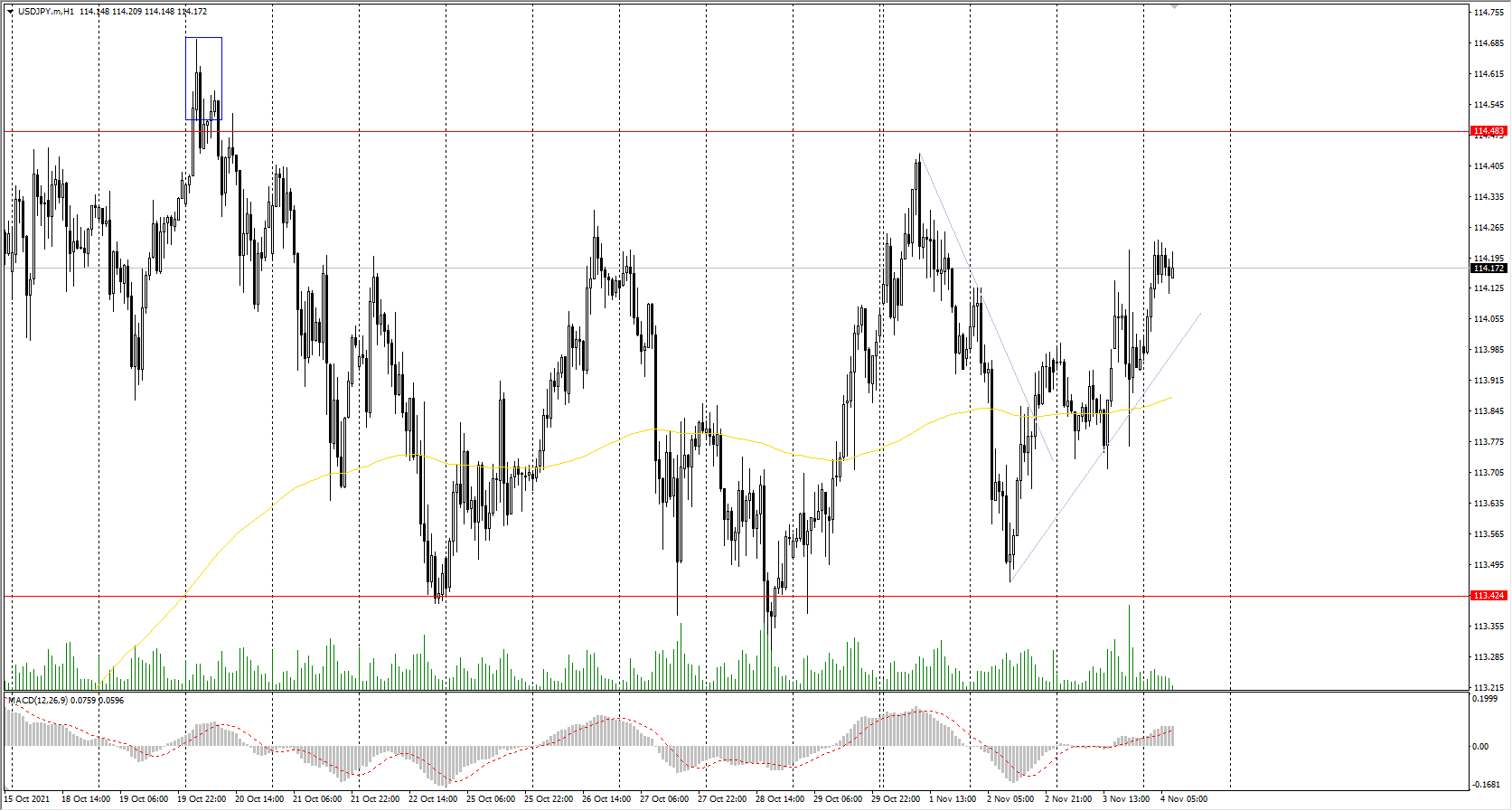  The USD/JPY currency pair 