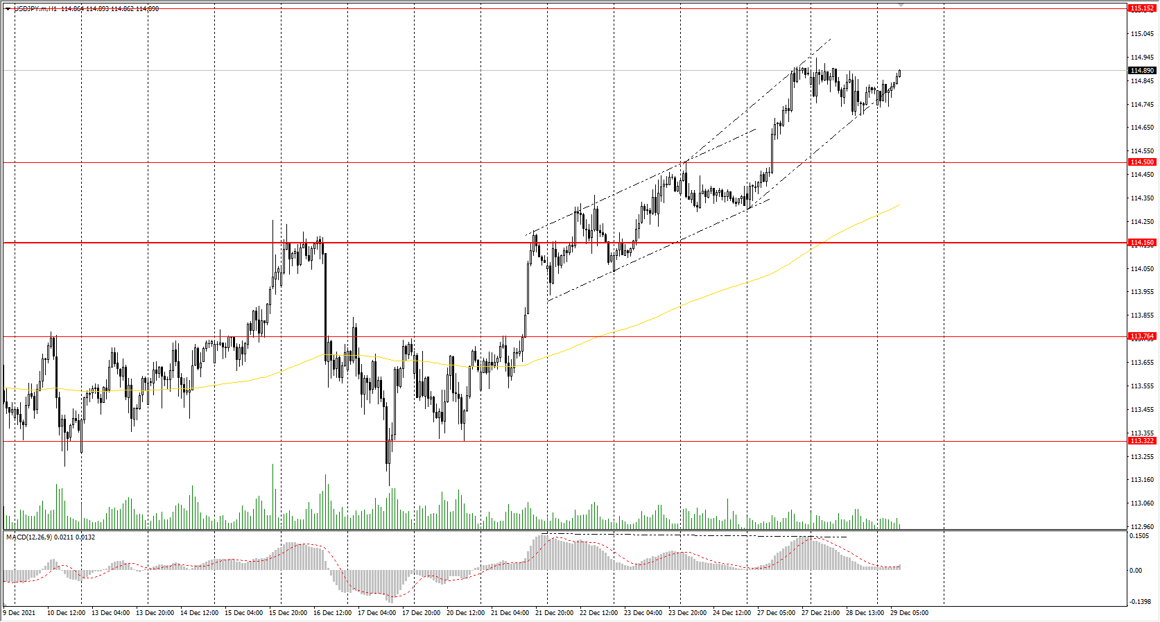  The USD/JPY currency pair 