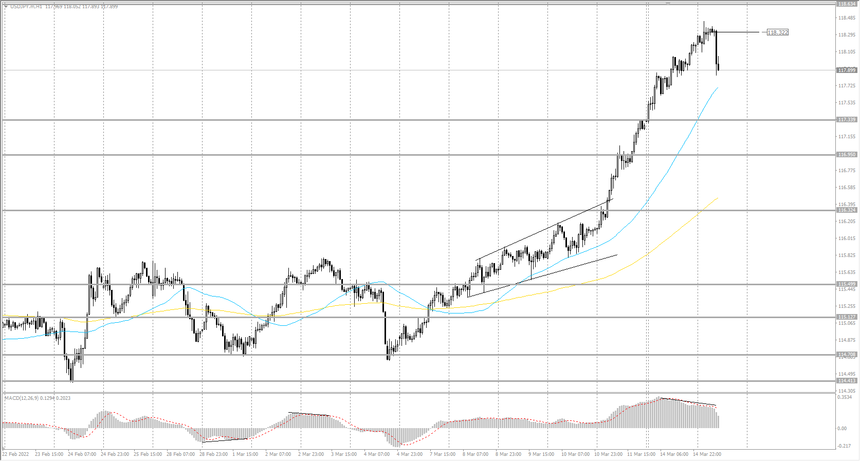  The USD/JPY currency pair 