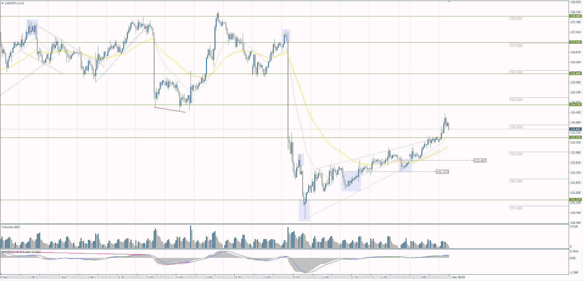 The USD/JPY currency pair