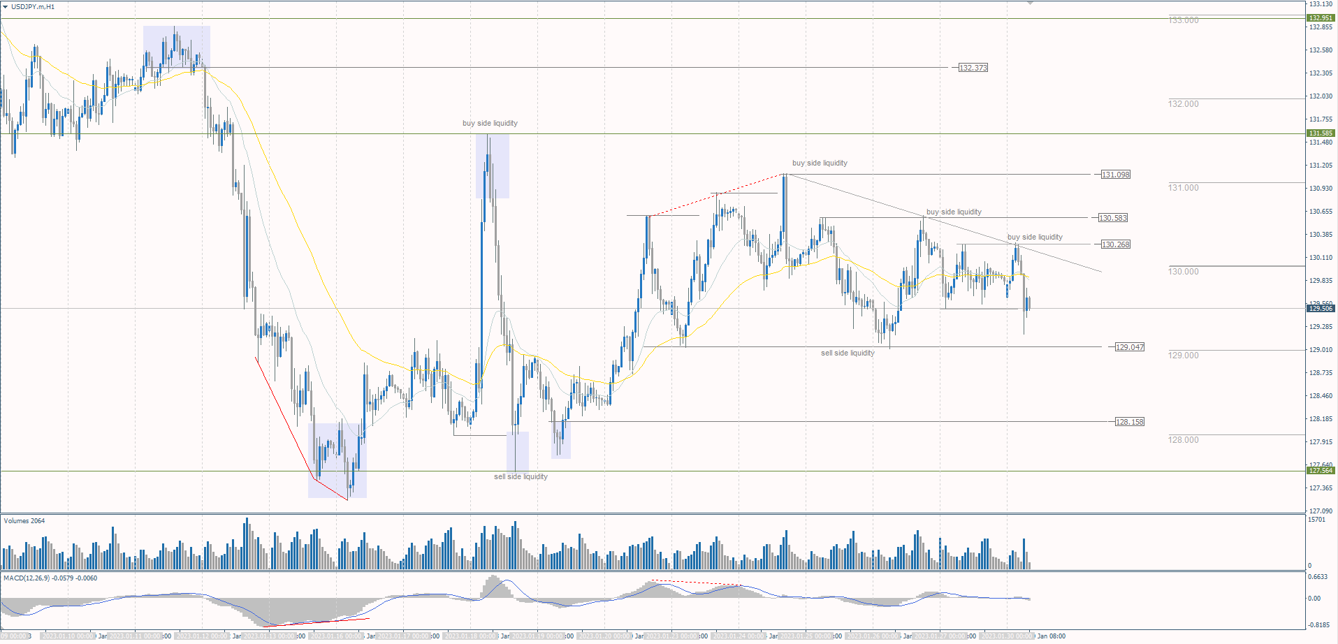 The USD/JPY currency pair