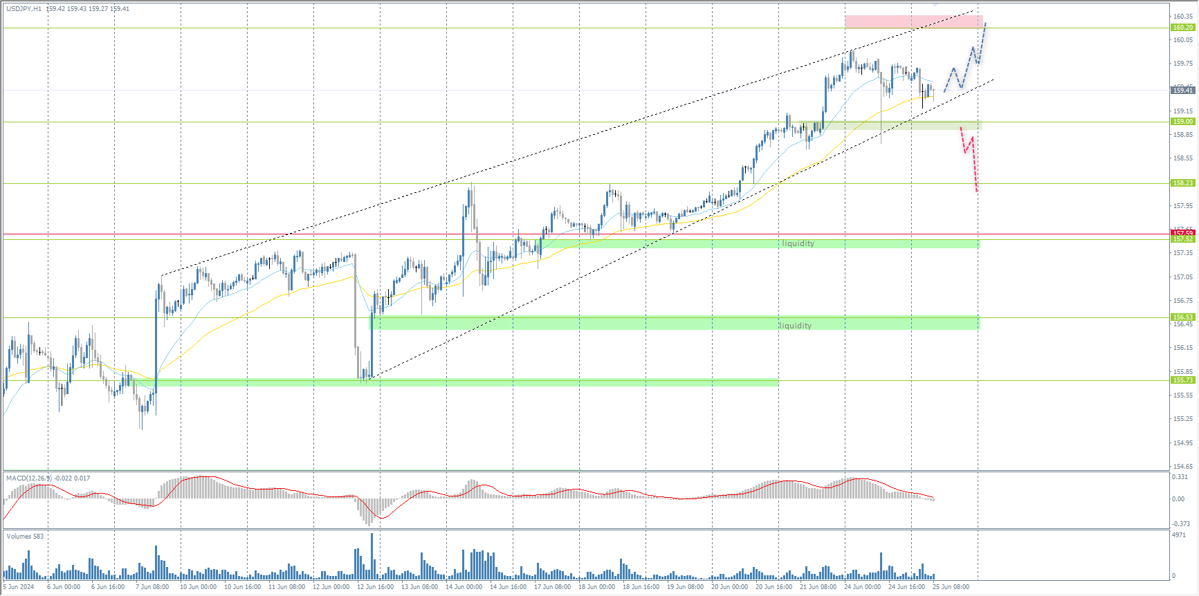 The USD/JPY currency pair