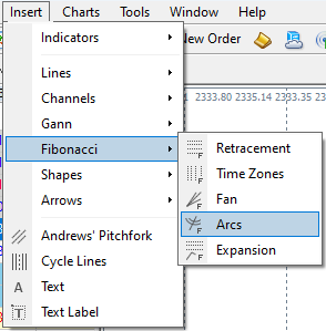 Fibonacci Arcs