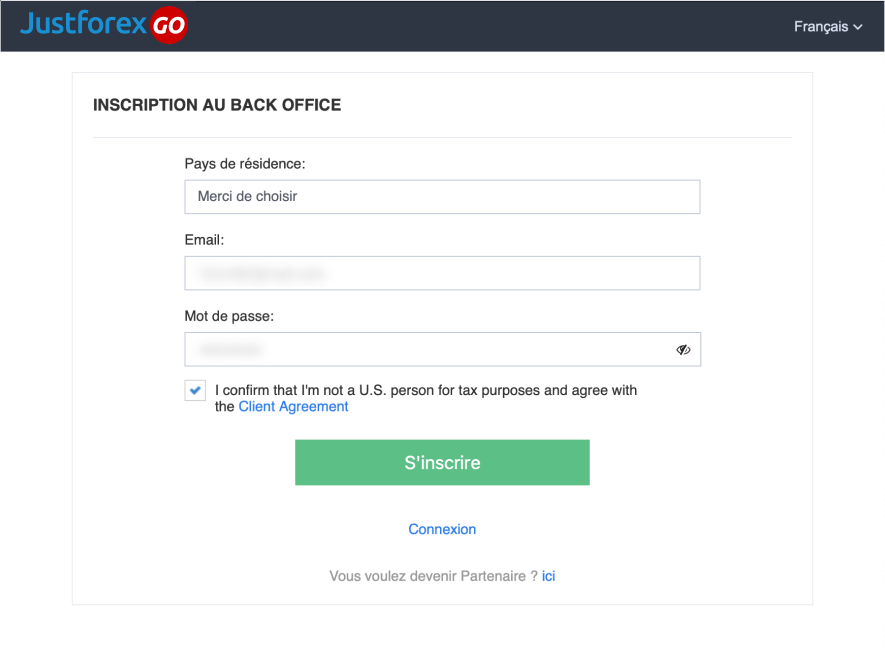 Trader Registration