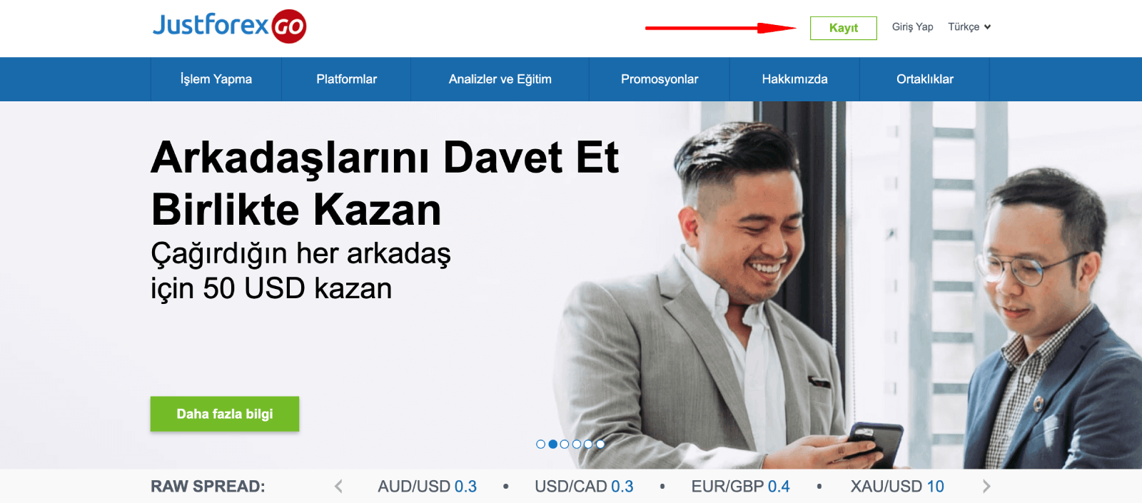 Open Kişisel Alan Step 1