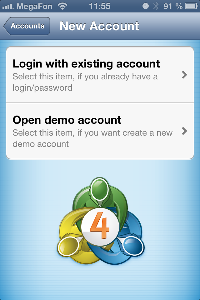 mt4 iphone new account